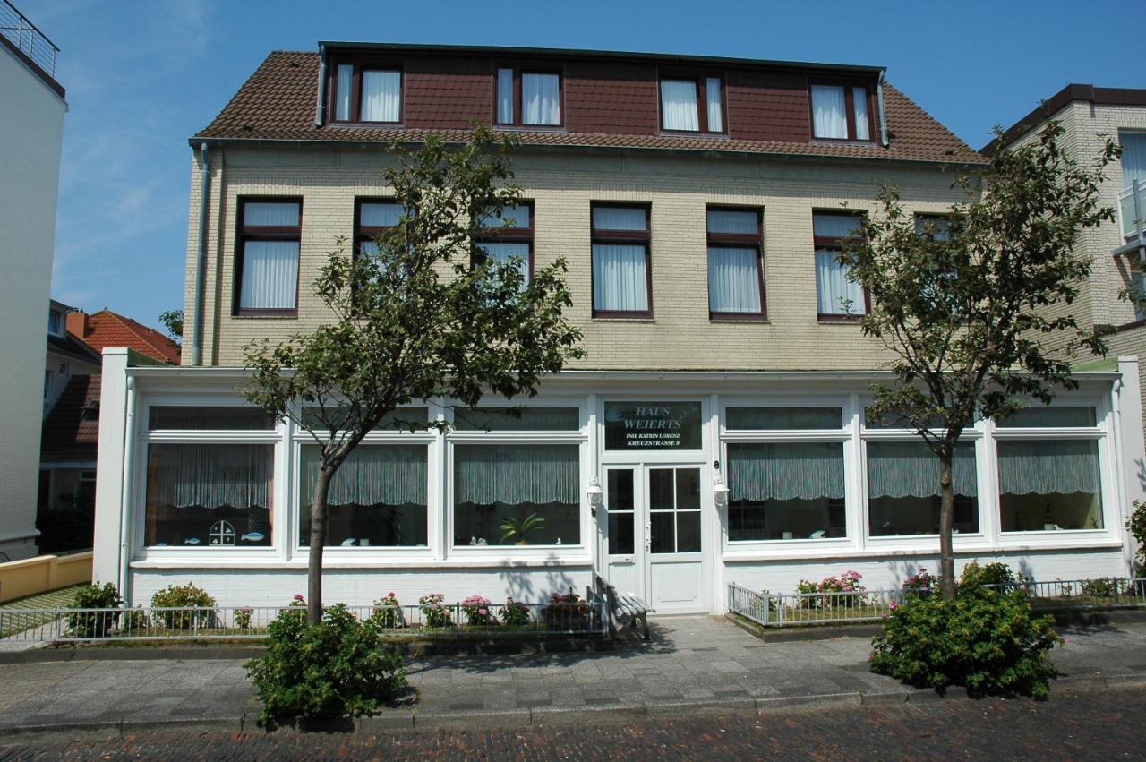 Pension Haus Weierts Norderney Zewnętrze zdjęcie